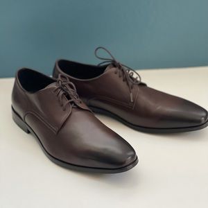 Hugo Boss Highline Derby Dark Brown Dress Shoes
